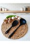 Set of 2 Hard-Tipped Heat-Resistant Fireproof Non-Stick Silicone Ladle & Rice Spoon Set 2 Pieces - 2