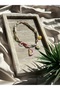 Orange Charm Detailed Scarf Necklace - 2