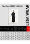 Double-Breasted Collar Inside Outside Tie Prayer Dress Black Stretch Fabric, Hijab Dress, Prayer Dress - 2
