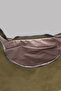 Suede Green Half Moon Handbag 242 - 4