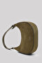 Suede Green Half Moon Handbag 242 - 2