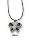 Butterfly Motif Tiger's Eye Necklace 470-4 - 4