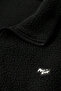 Men's Oversize Plush Sweatshirt with Zipper on the Front and Fleece on the Inside - 6
