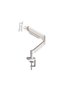 S Line Single Arm Gas Spring 13-32 Inch White Monitor Mount – 8 Kg, Vesa 75X75/100X100