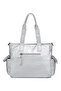 Barcelona Large Shopper Multi-Pocket Long Strap Women's Shoulder Bag1927 Platinum - 3