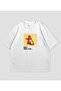 Billie Eilish Album Printed White Oversize T-Shirt Unisex Loose Fit Streetwear