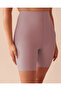 Porfy Model 3 Zone Effective Laser Cut Biker Leggings Long Corset Dusty Rose Color