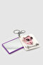 Cat Figured Pop-Up Mirror Bag Charm White - 3