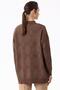 Polo collar knit cardigan brown - 4