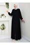 Medina Silk Mevlana Ferace Suitable for Umreye (Black) - 6