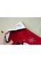 Gift stocking, Flippy, with snowman pattern, red, size 20x40 cm, textile, interior - 3