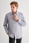 Black Hard Collar Long Sleeve Pocket Comfort Fit Classic Shirt 1004255163 - 3