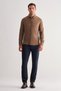 Vizon Smart Buttoned Collar Long Sleeve Pocketless Slim Fit Casual Shirt 1004255168 - 2