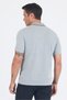 Khaki Short Sleeve Polo Collar Pocket Classic Standard Size T-Shirt 1011250172 - 5