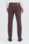 Milky Brown Side Pocket Straight Leg Cotton Slim Fit Chino Casual Trousers 1003255155 - 8