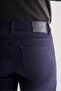 Men's Dark Navy Blue Slim Fit 5-Pocket Trousers 1003255320 - 5