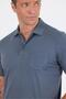 Smoked Short Sleeve Polo Neck Pocket Classic Standard Size T-Shirt 1011250173 - 4