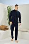 Kly 5049 Men's Cotton Oversized Plus Size Tracksuit Pajama Shorts Set 6-Piece Boxed Dowry Set - 2