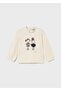 Baby Girl Appliqued Long Sleeve Bodysuit