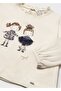 Baby Girl Appliqued Long Sleeve Bodysuit - 3