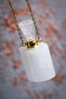 Crystal Quartz Natural Stone Essence Bottle Pendant - 3