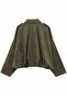 Oversized Bomber Suede Jacket - 6