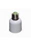 Adaptor pentru dulie, E27-E14, din plastic, Alb - 2