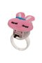 Adjustable children's ring, rabbit model with lights, Pink