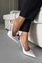 Kindra White Patent Leather - 6