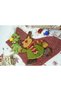 Gift stocking, Evolium, with Patterned , red, size 20x45 cm, textile, interior - 4