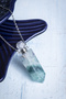 Certified Fluorite Natural Stone Essence Bottle Pendant - 5