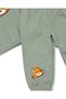 Teddy Bear Zipper Patterned Ribbed Cotton Baby Boy Set |   Baby Tracksuit Pajamas Bottom Top Set - 5