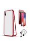 Husa Apple iPhone 7 Plus Magnetic 360, Roșu - 3