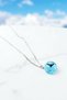 Phosphorescent Flying Bird Devoted to Freedom Women's Themed Sky Cloud Glow-In-The-Dark Necklace - 2