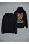 Vincent Van Gogh Printed Black Hooded Hoodie Sweatshirt Hoodie