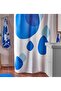 Bergvattnet Patterned Shower Curtain 180X200 cm Waterproof Bathroom Curtain White-Blue I.K.E.A - 2