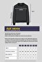 Men's Black Standard Fit Regular Cut Cotton Basic Crew Neck Sweatshirt - 8