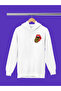 Rolling Stones Printed Cotton Long Sleeve Ribbed 3-Ply Hooded Rock Sweatshirt - 2