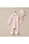 Newborn Baby Girl and Boy Cotton Zippered Romper Set Hospital Release Special Day Gift Set - 7