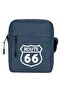 حقيبة كتف بشعار Route66 باللون الأزرق الداكن