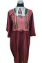African Fabric 100% Cotton Kaptan Embroidery Fabric Design 102 (Maroon) (Latest New 2025 Premium Lim - 5