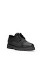 Elit 25Knbl4041 Men's Genuine Leather Casual Shoes Black - 2