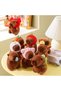 Capybara Hoodie Plush Toy Keychain 🦫   Cute Baby Animal Figure Bag & Car Ornament Accessory - 6