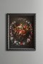Floral Allegorical Figure - Vintage Patterned Frame