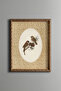 Sparrows - Vintage Patterned Frame - 2