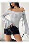 Madonna Collar Asymmetrical Gathered Blouse