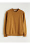 Lcw vision brown crew neck men's sweatshirt - 5