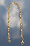 Figaro Model Chain Stainless Steel Bracelet Gold Color - 3mm - 4