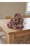 Big-Headed Lotus Flower in Lilac Tones, 7 Branches, 42 Cm, Home Decor, Flower Pot Vase Ornament - 2