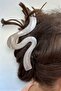 French Style Big Wave Acrylic Hair Clip - Wave Model Hairpin - 2